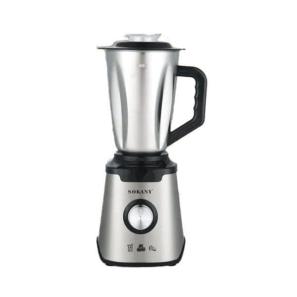 Sokany SK‑03012 Multi Purpose Blender 2‑in‑1 With Mill, 3 Speed Settings, 400 W, 1.5 L Stainless Steel view 1