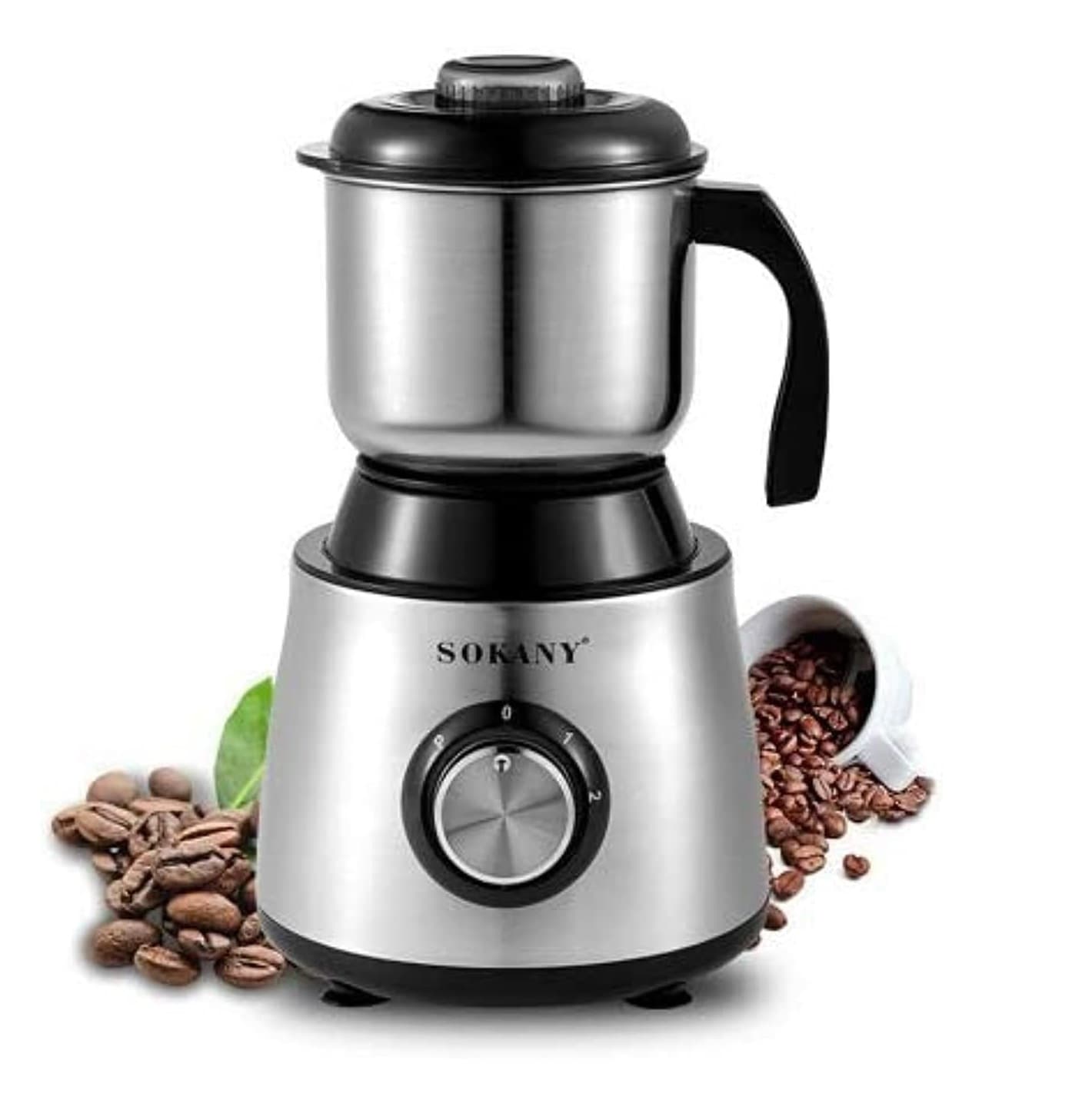 Sokany SK 156 Stainless Steel Grinding Mixer With 2 Speeds & Whiskers 500W view 1