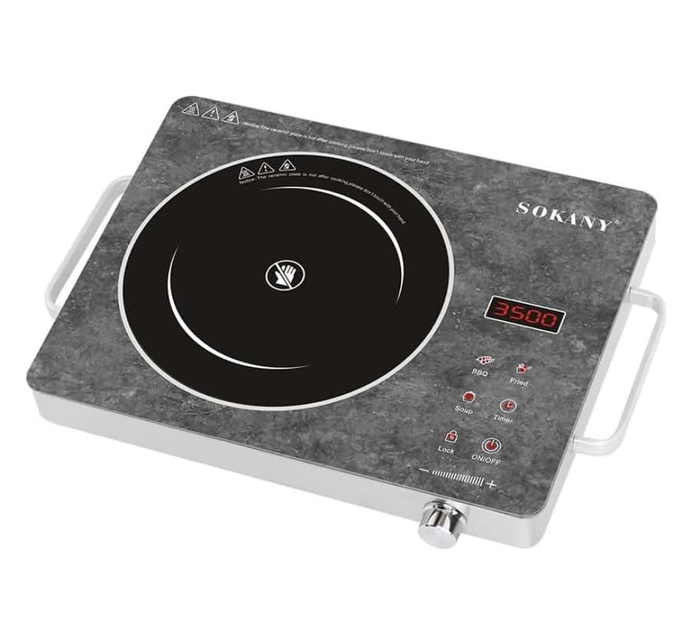 SOKANY SK07050 Electric Infrared Cooker – 3500W High-Power Electric Stove Digital LED Control Panel view 1