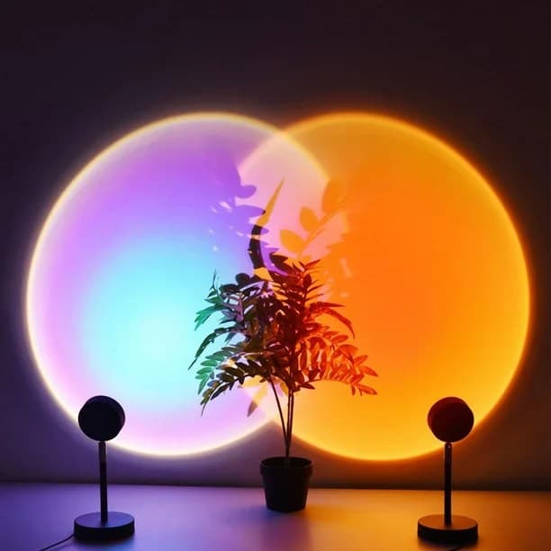 Sunset Lamp 16 Colors Rainbow Sunset Projection Lamp With Remote view 2