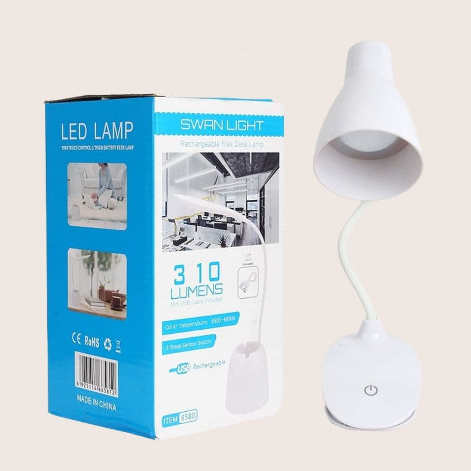 Swan Rechargeable Flex Desk Lamp 300 lumens view 1