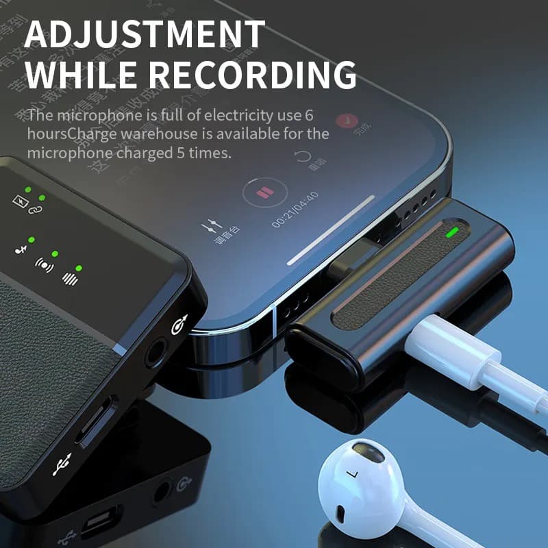SX8 Professional Wireless Double Microphone Type C view 4