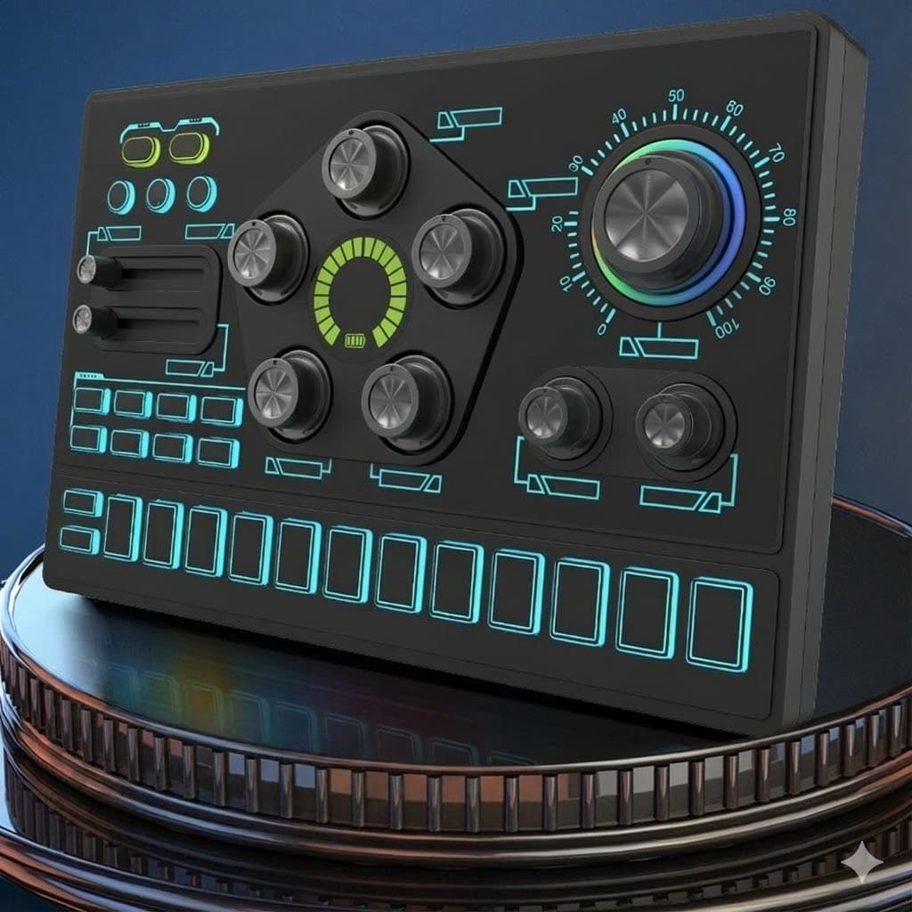 SX91 Multi‑function Professional Mixer Live Streaming Sound Card view 1