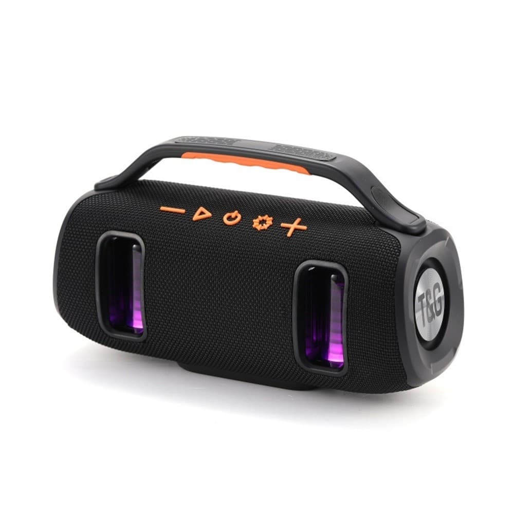 T&G TG694 Wireless Speaker Stereo Bass Waterproof Portable Fabric With LED RGB Light view 1