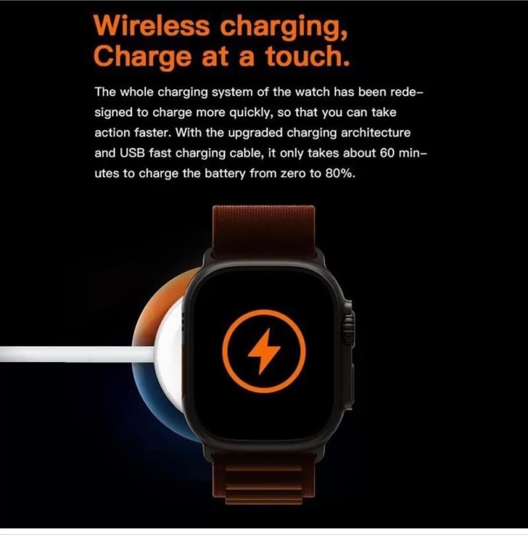 T800 Ultra Watch Smartwatch 1.9 HD Display Bluetooth Calling SmartWatch view 4