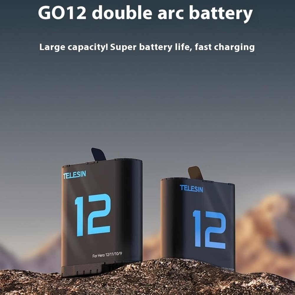 Telesin Charging Spare Battery For GoPro Hero 9/10/11/12 view 3
