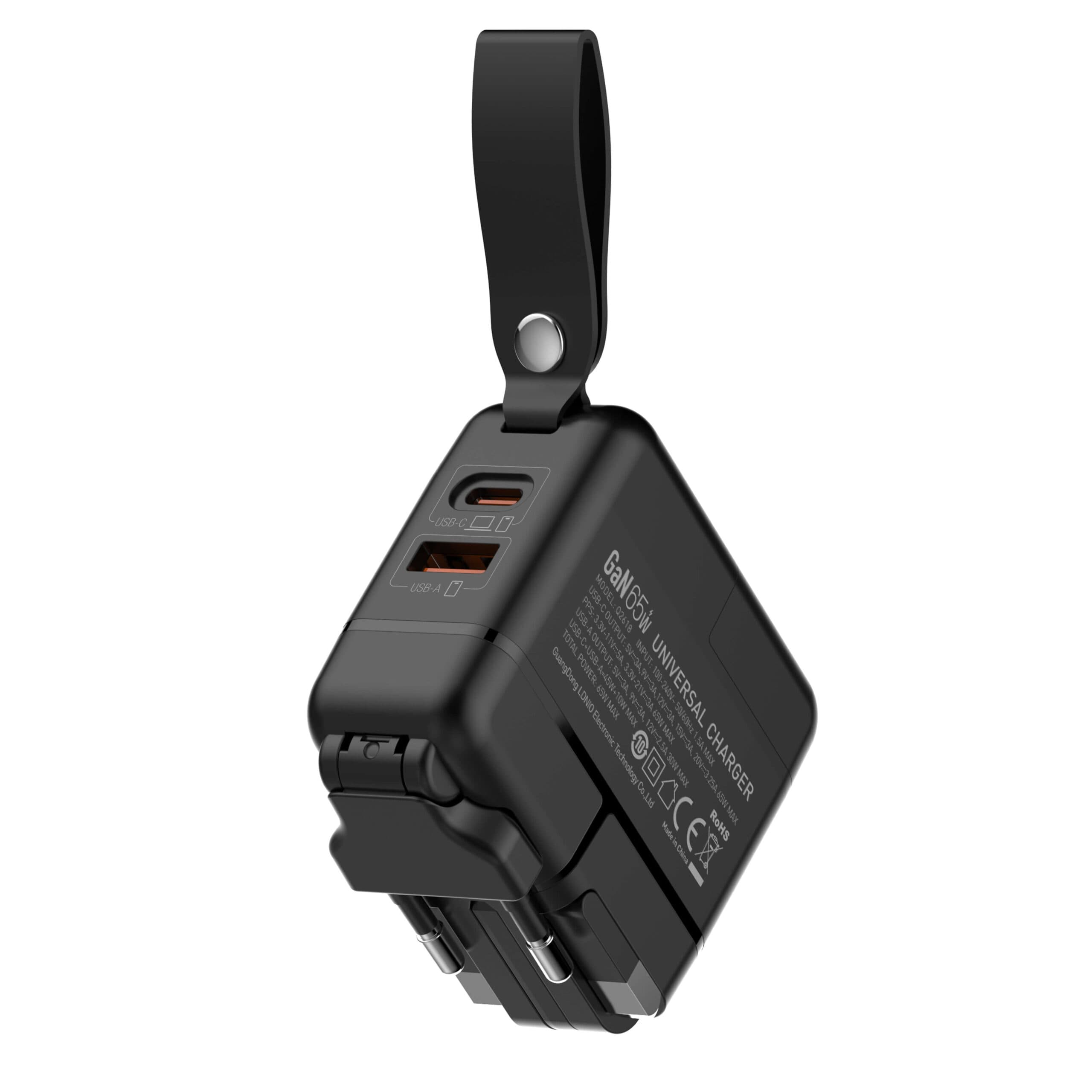 The LDNIO Q2618 GaN 65W Fast Charging Universal Travel Fast Charger Comes With EU/UK/US Adapter view 3