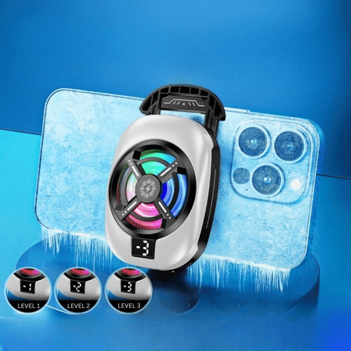 TL16 Gaming Semiconductor Mobile Phone Cooler 3 Speed Digital Display view 1
