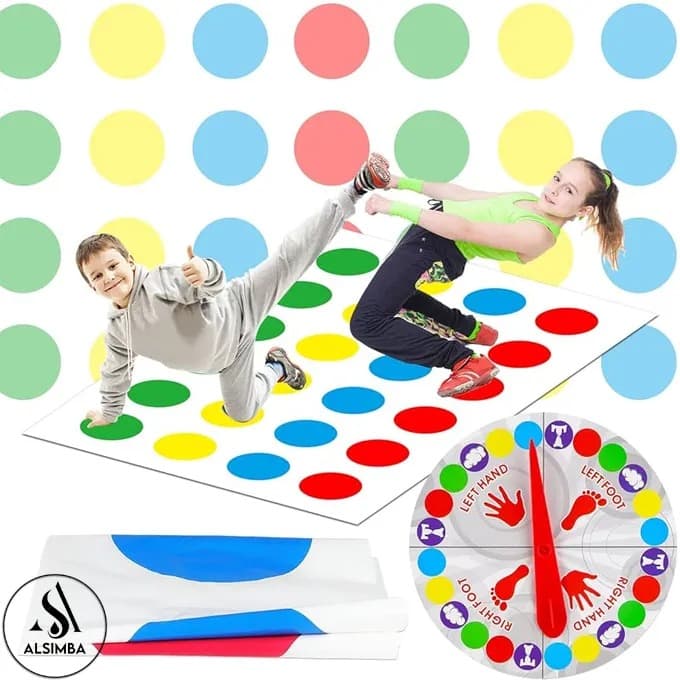 Twister Classic Fun Body Movement Board Game view 3