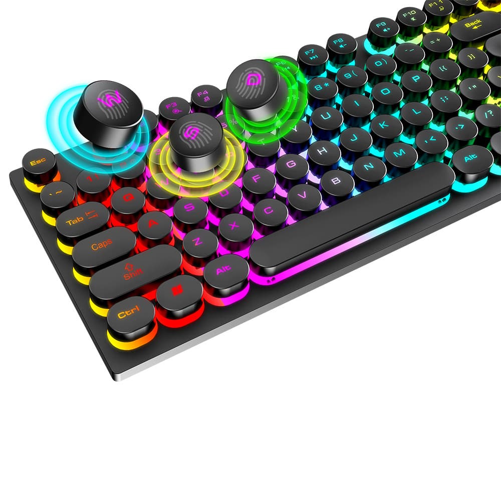 Twolf TF270 RGB LED Backlight USB Wired Gaming Keyboard And Mouse Set view 3