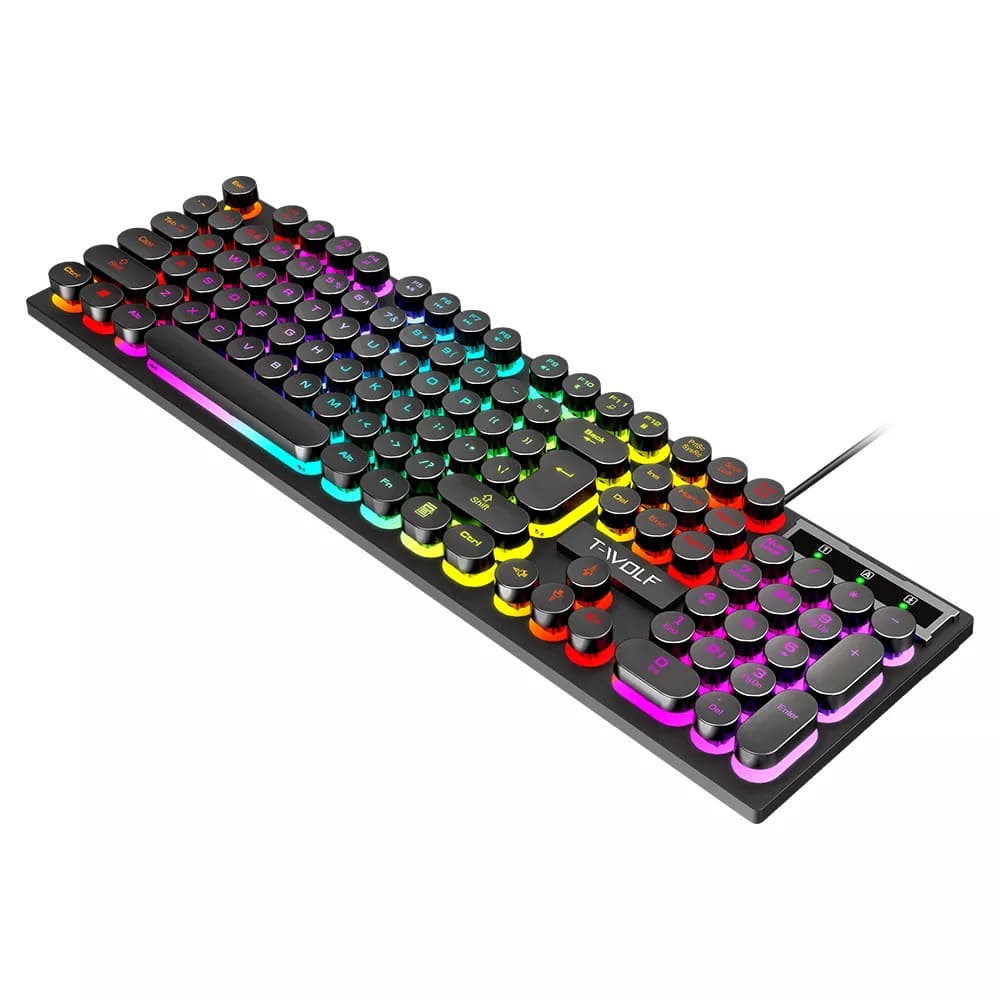 Twolf TF270 RGB LED Backlight USB Wired Gaming Keyboard And Mouse Set view 2