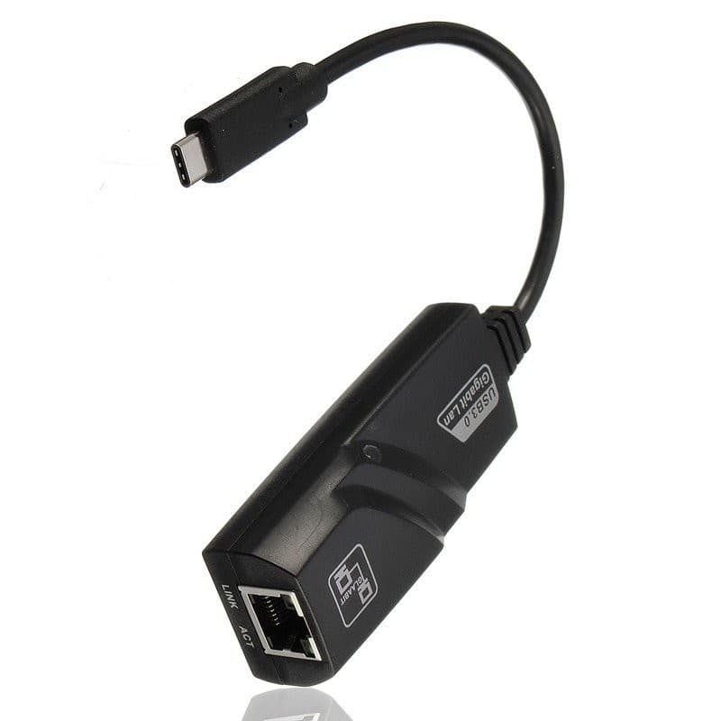 Type C Port To RJ45 Ethernet Lan Cable Adapter view 2