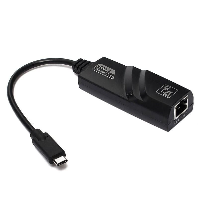 Type C Port To RJ45 Ethernet Lan Cable Adapter view 1