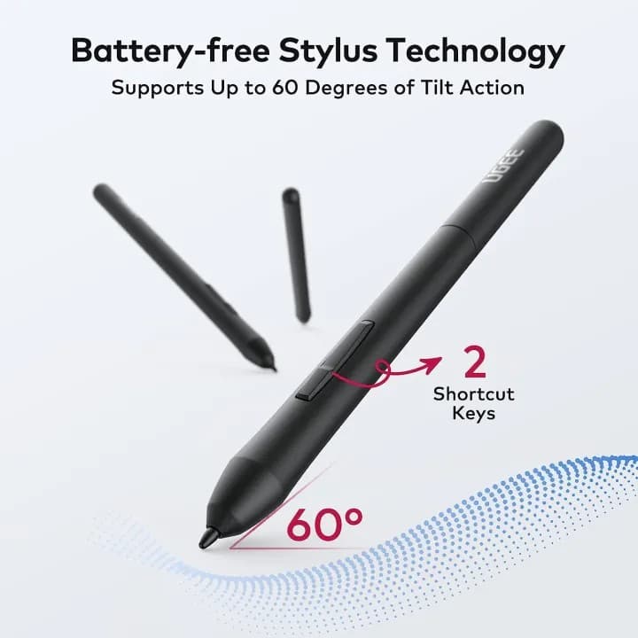 UGEE M708 V3 Digital Drawing Tablet 10 x 6 Inches Large Graphics Tablet view 2
