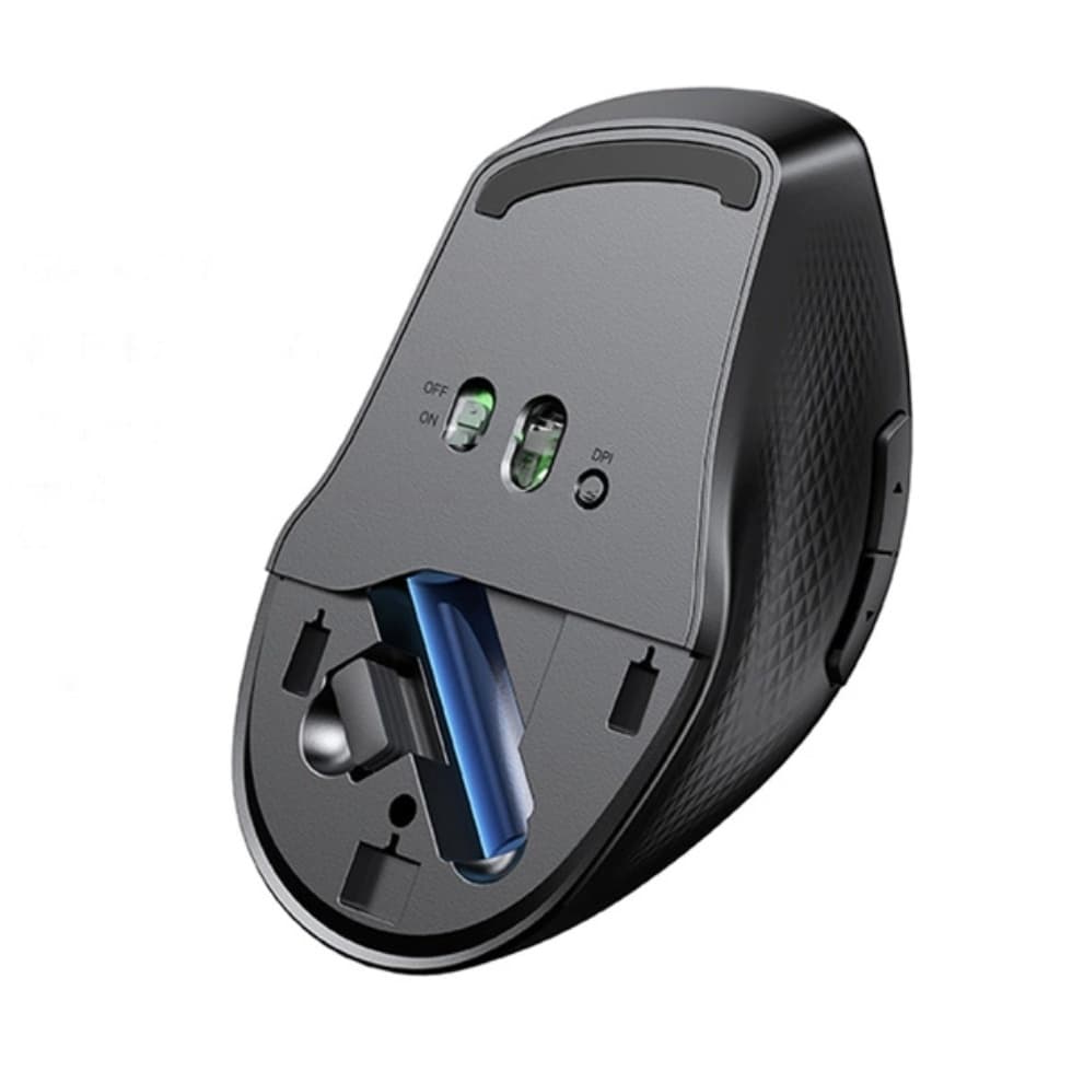 UGREEN MU101 Ergonomic Wireless Bluetooth Mouse Dual Connectivity And 4000 DPI view 4