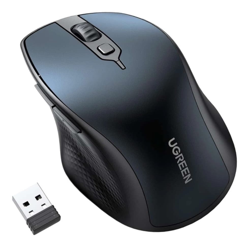 UGREEN MU101 Ergonomic Wireless Bluetooth Mouse Dual Connectivity And 4000 DPI view 1