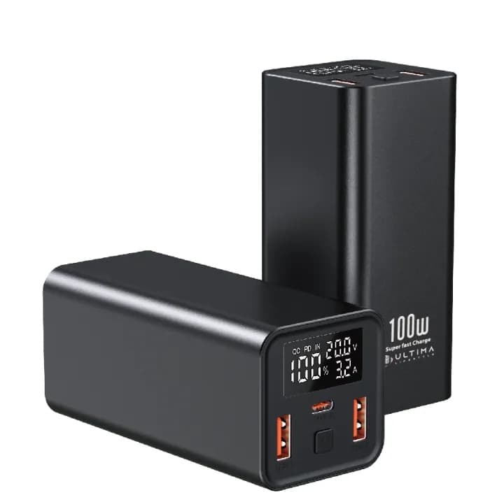 Ultima 20K Ultra Max 100W 20000mAh Power Bank - Full Metal Body, LED Display, PD & QC 3.0 view 1