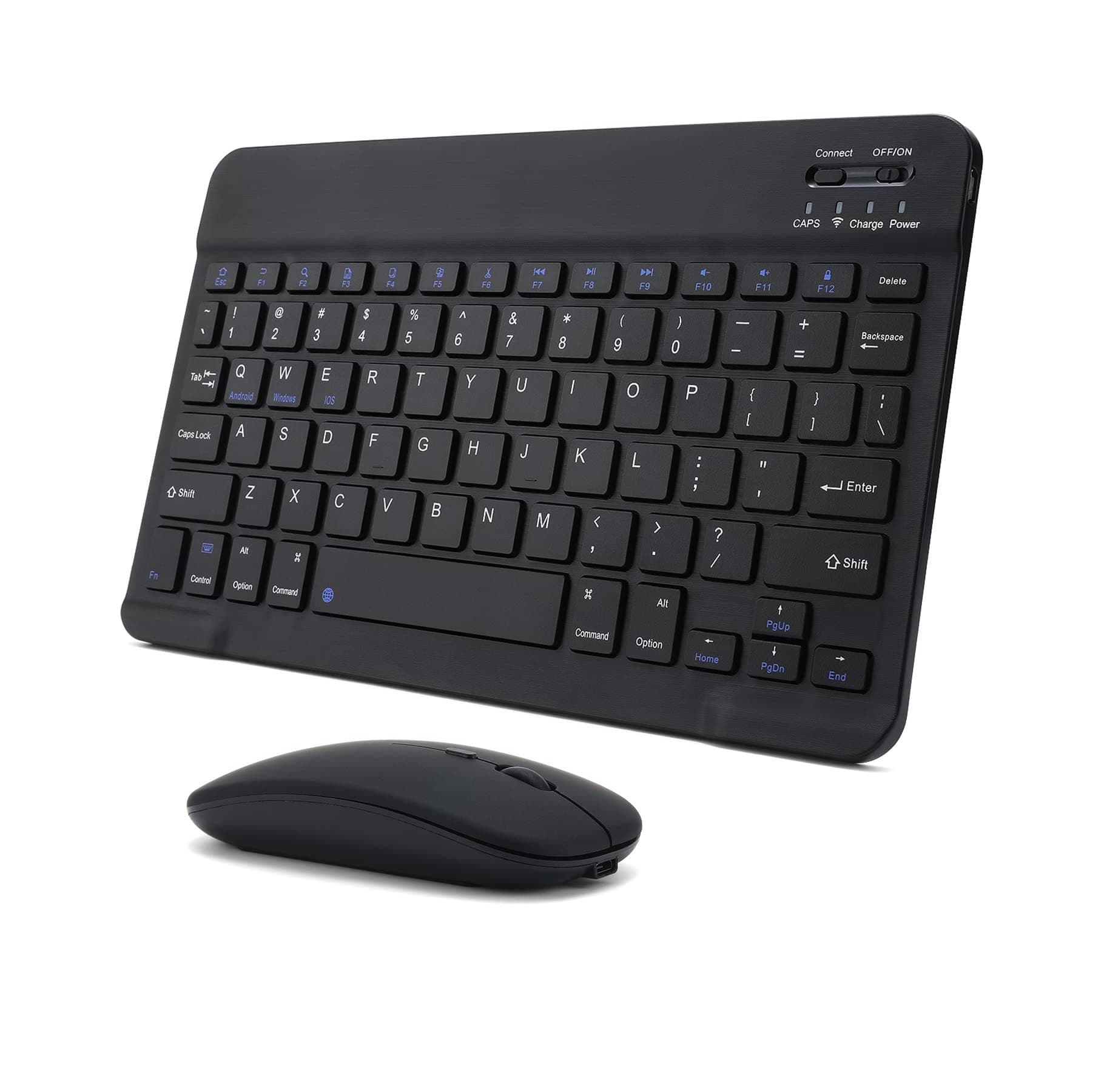 Ultra Slim Rechargeable Wireless Bluetooth Keyboard And Mouse Combo view 1