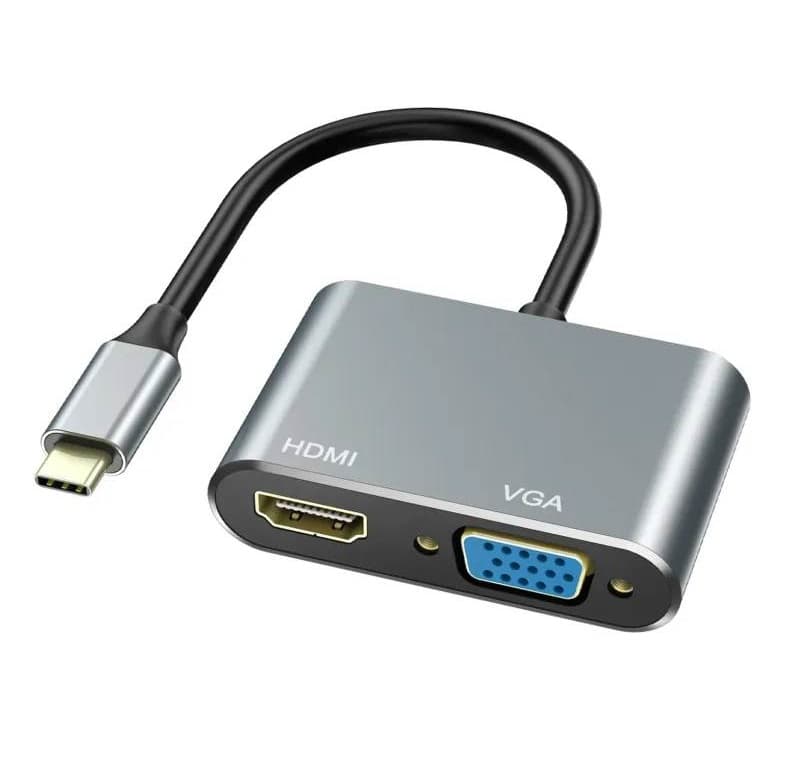 USB C To HDMI VGA Multiport Adapter view 1