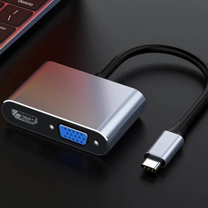 USB C To HDMI VGA Multiport Adapter view 2
