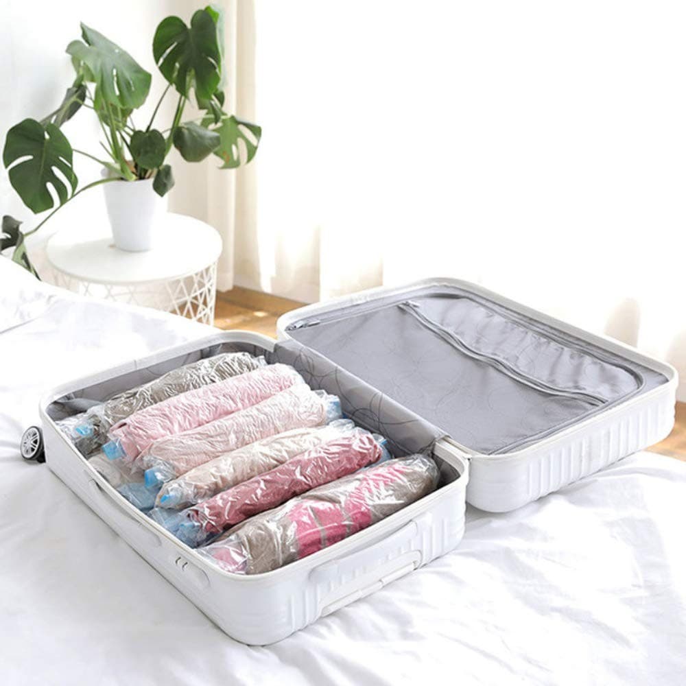 Vacuum Storage Bags for Comforters Blankets Clothes Pillows Travel Space Saver Seal Bag view 3