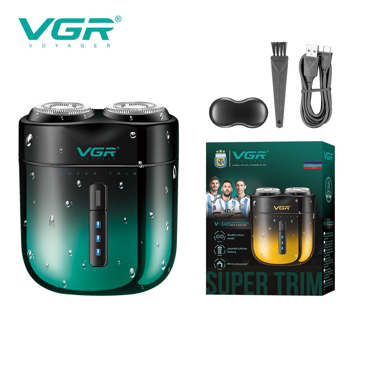 VGR V-348 Professional Rotary Men’s Shaver view 1