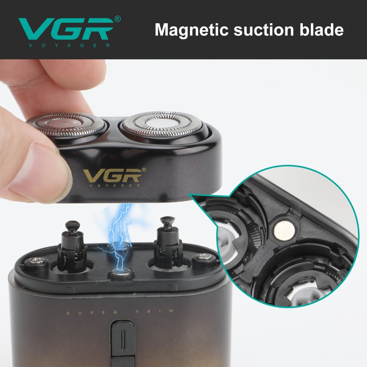 VGR V-348 Professional Rotary Men’s Shaver view 5