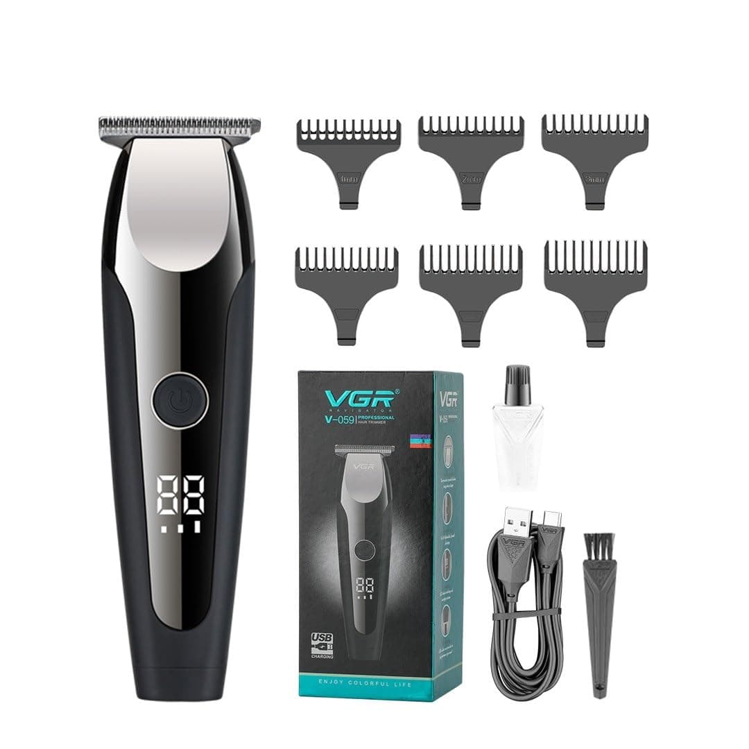 VGR V059 Professional Hair Trimmer 150 Minuter Runtime view 1