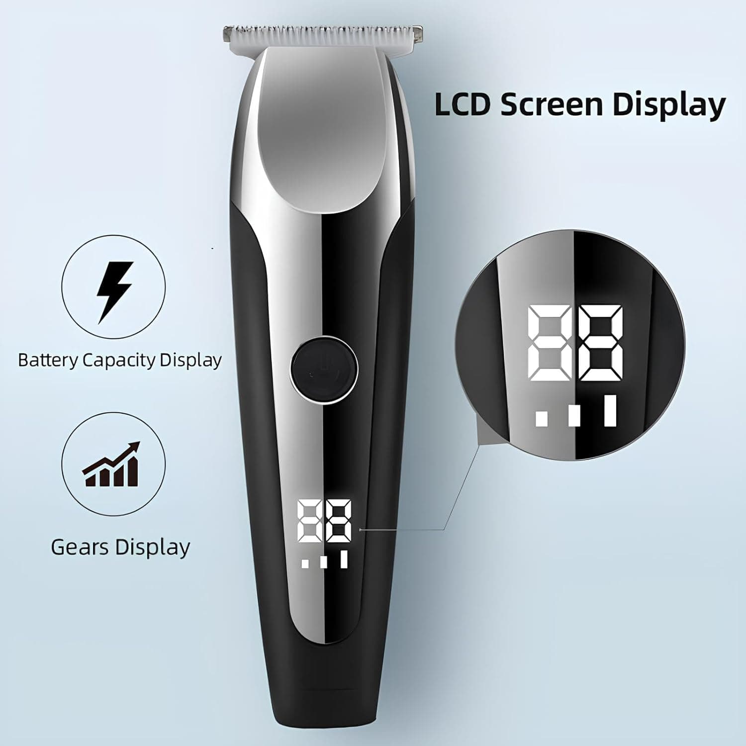 VGR V059 Professional Hair Trimmer 150 Minuter Runtime view 3