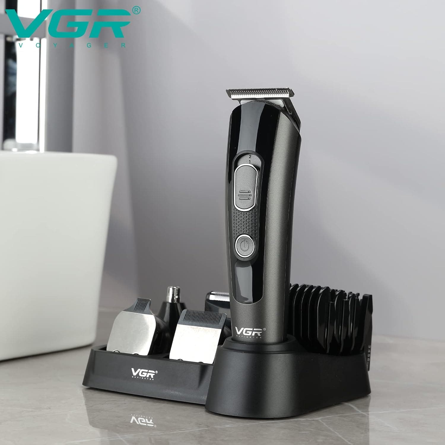 VGR V175 5 In 1 Professional Cordless Grooming Kit Trimmer view 5