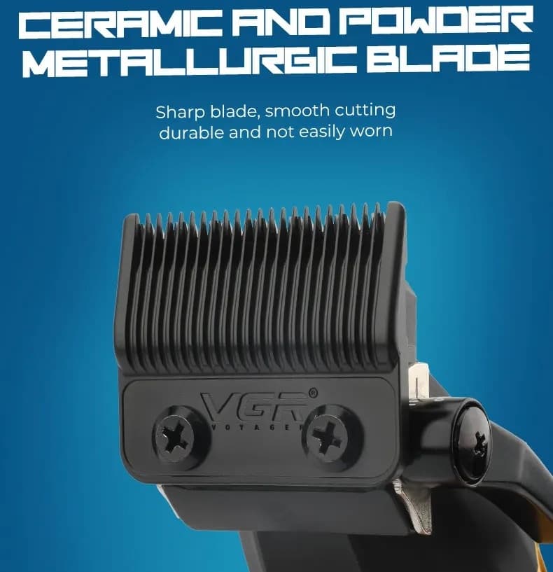 VGR V285 Professional Hair Clipper: 9000 RPM High-Speed Motor & DLC Ceramic Blade view 2