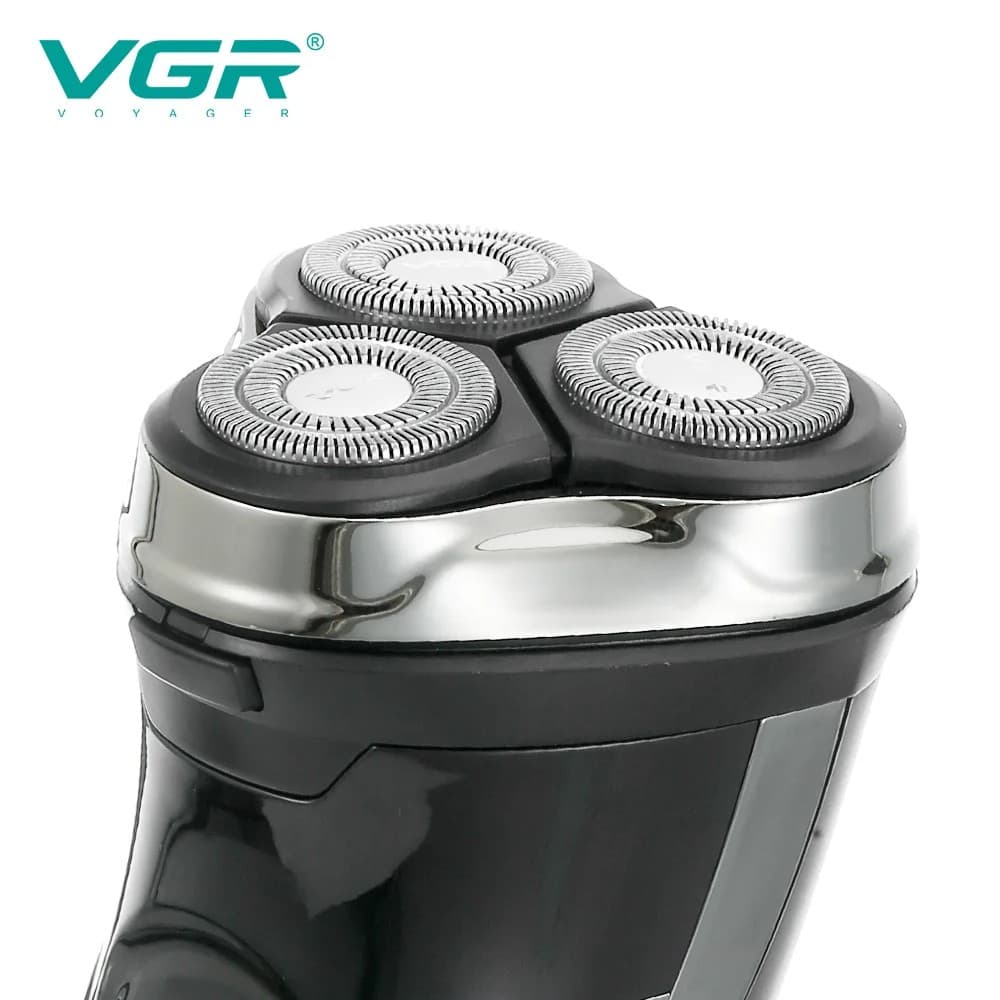 VGR V318 Electric Shaver Professional 3 In1 3 Head Floating Shaving 1 Key Switch USB Charging Body Washable Razor view 2