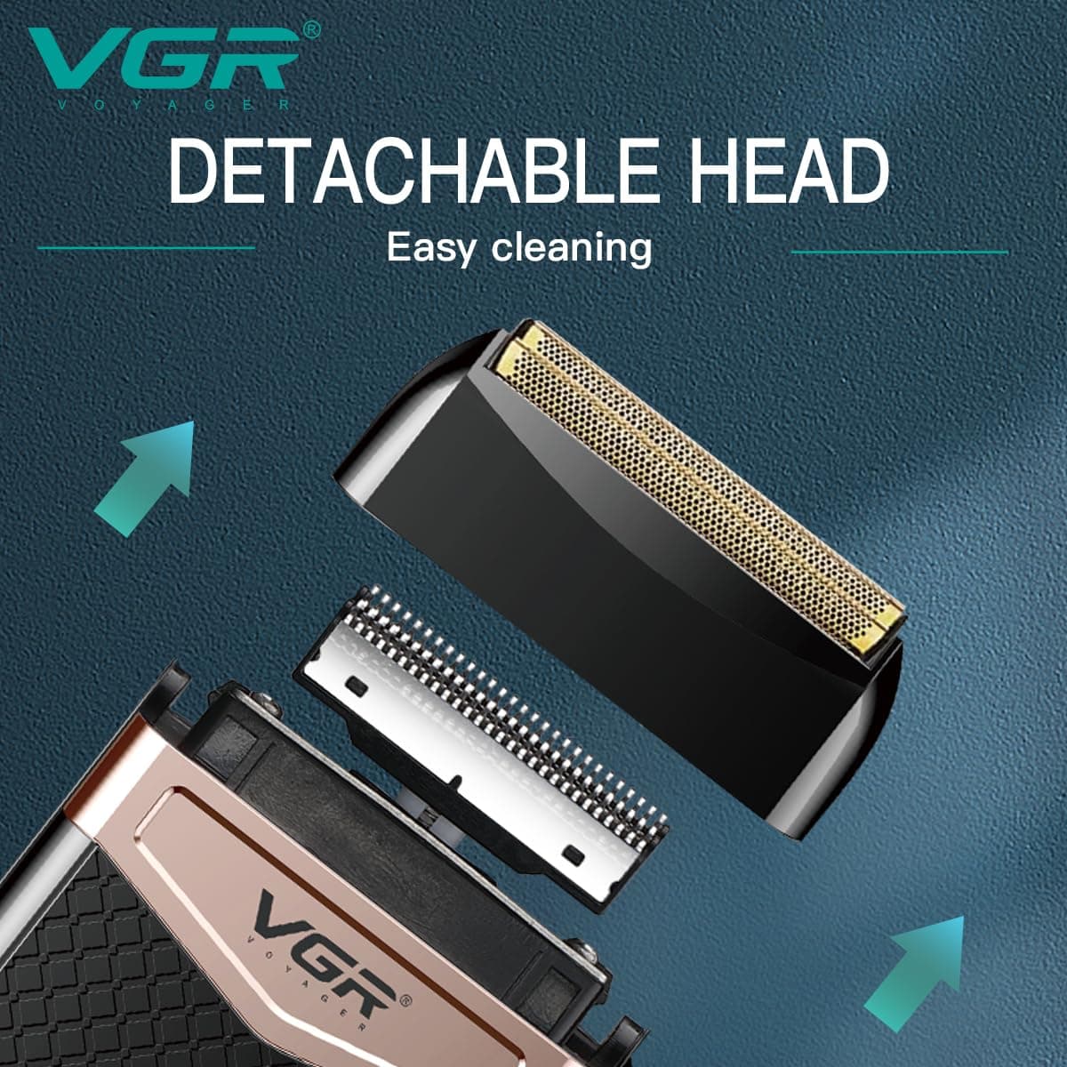 VGR V331 Electric Ultra Thin Shaver For Men 3 Speeds view 4