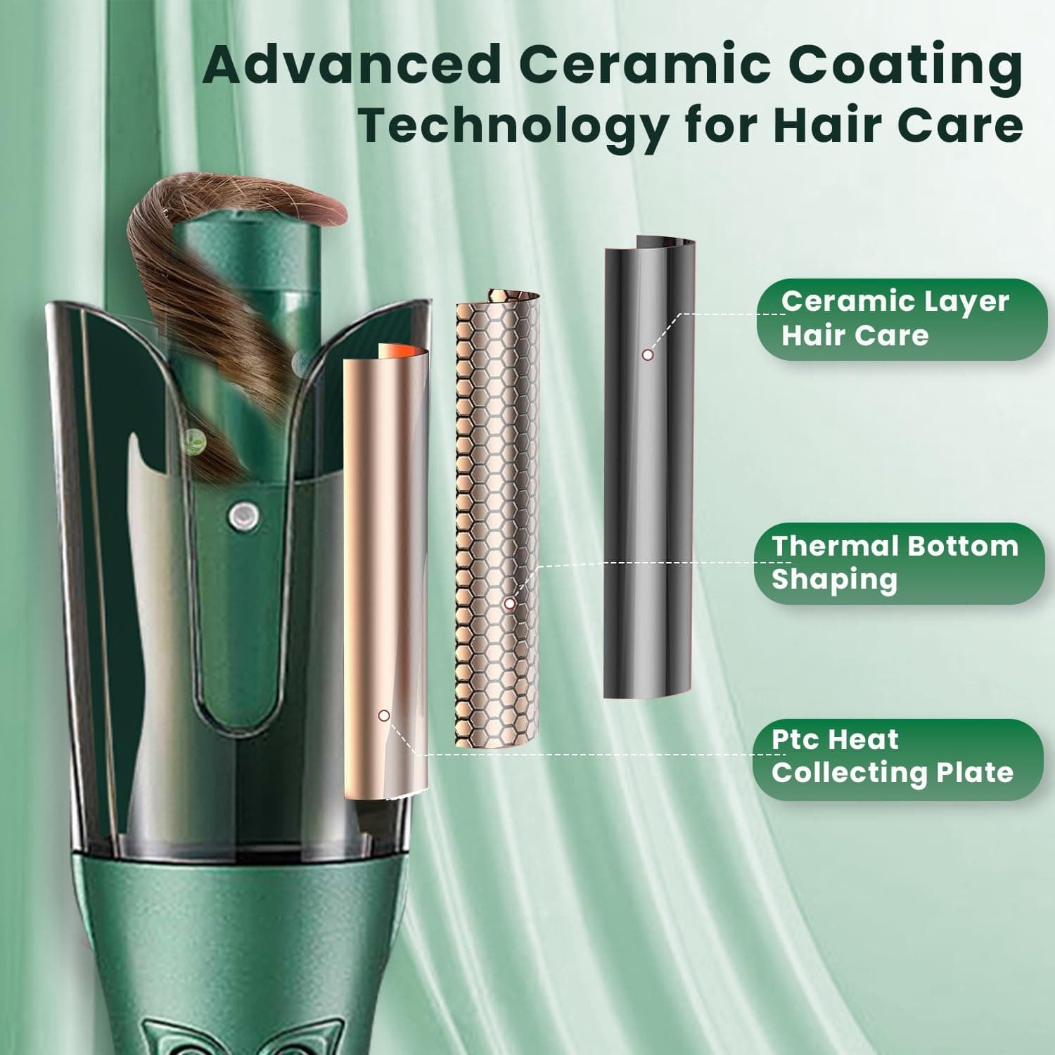 VGR V583 Professional Electric Automatic Hair Curler view 3