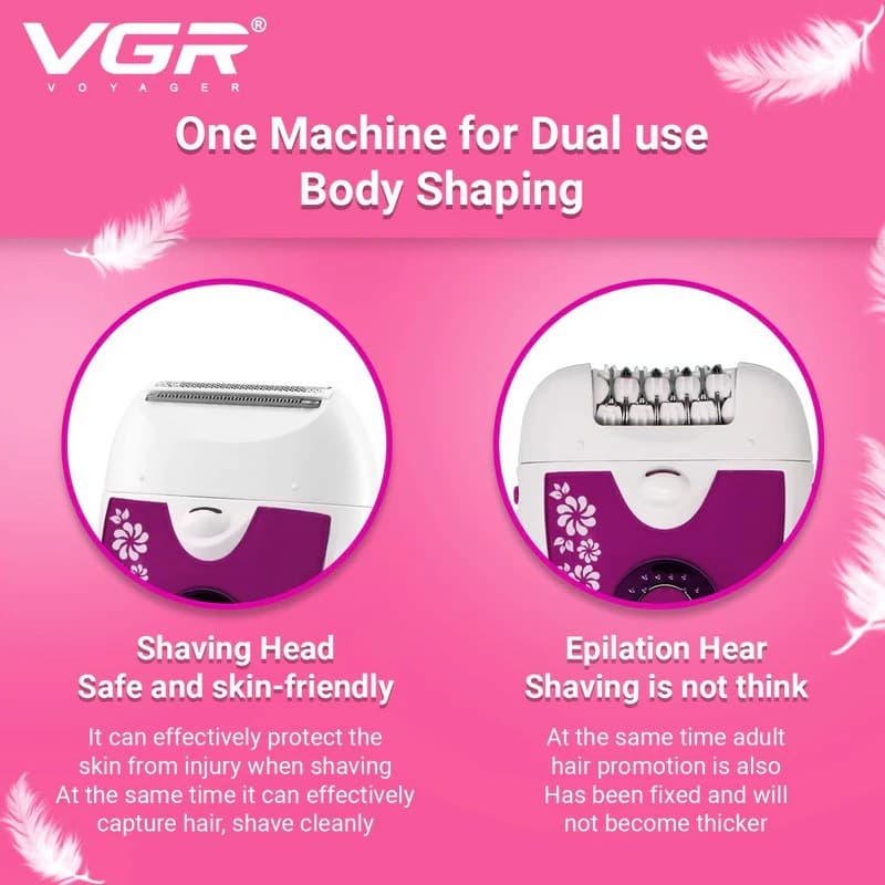 VGR V722 Epilator For Women view 2
