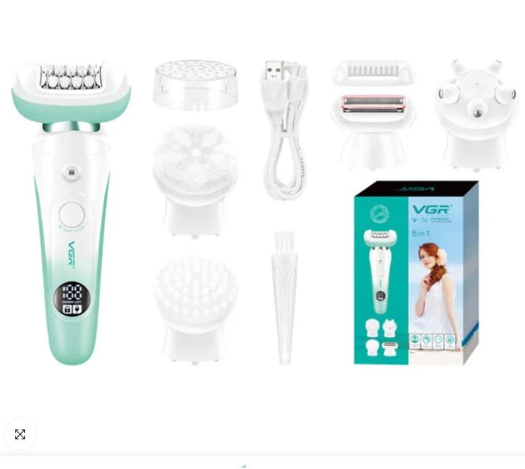VGR V750 Professional 5-in-1 Lady Epilator view 3