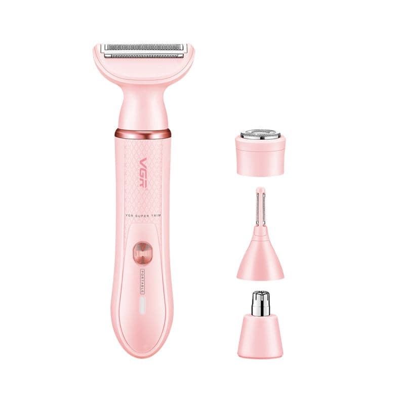 VGR V761 4-in-1 Women's Electric Shaver Set (Body, Nose, Eyebrow, and Facial Trimmer) view 1