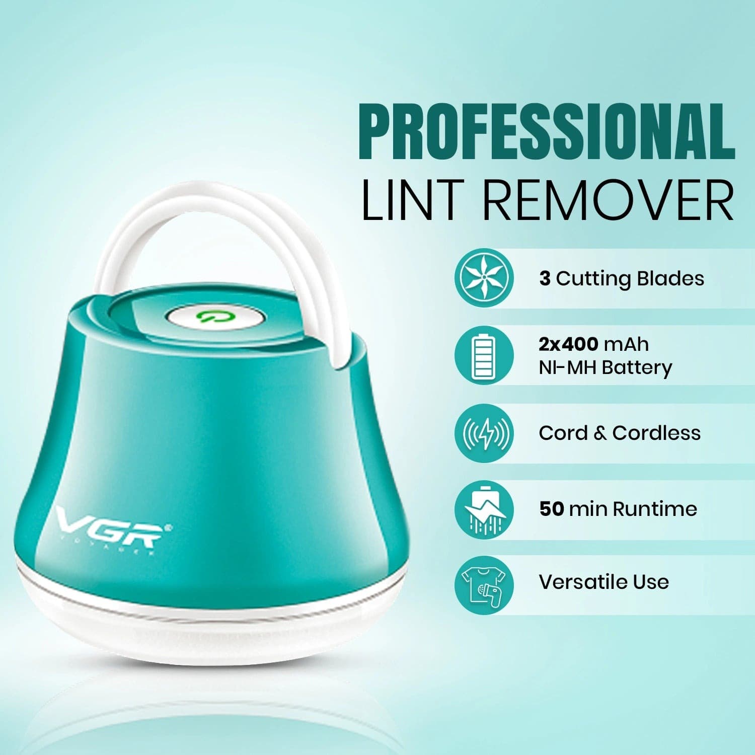 VGR V810 Portable Professional Rechargeable Lint Remover Fabric Shaver view 4