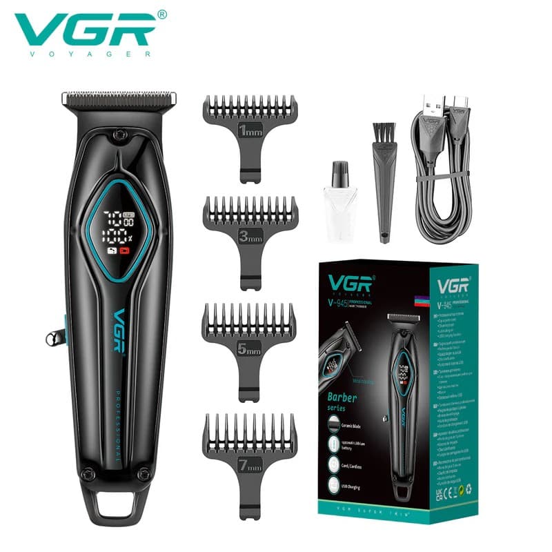 VGR V945 Professional Trimmer 180 min Runtime 4 Length Settings view 1
