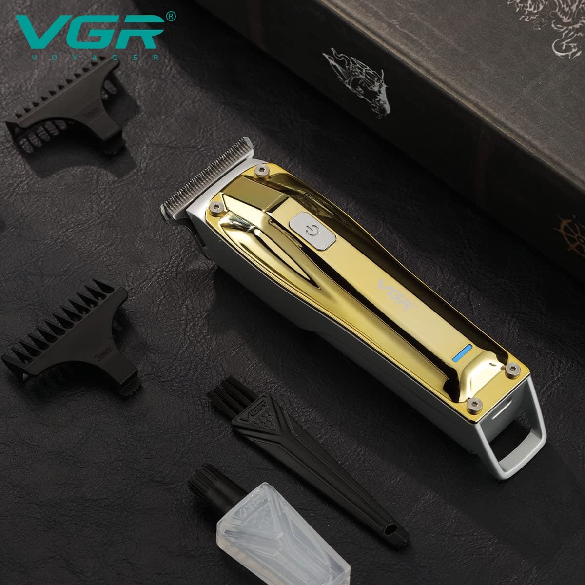 VGR V955 Professional Rechargeable Cordless Hair Trimmer With Stainless steel Blades view 1