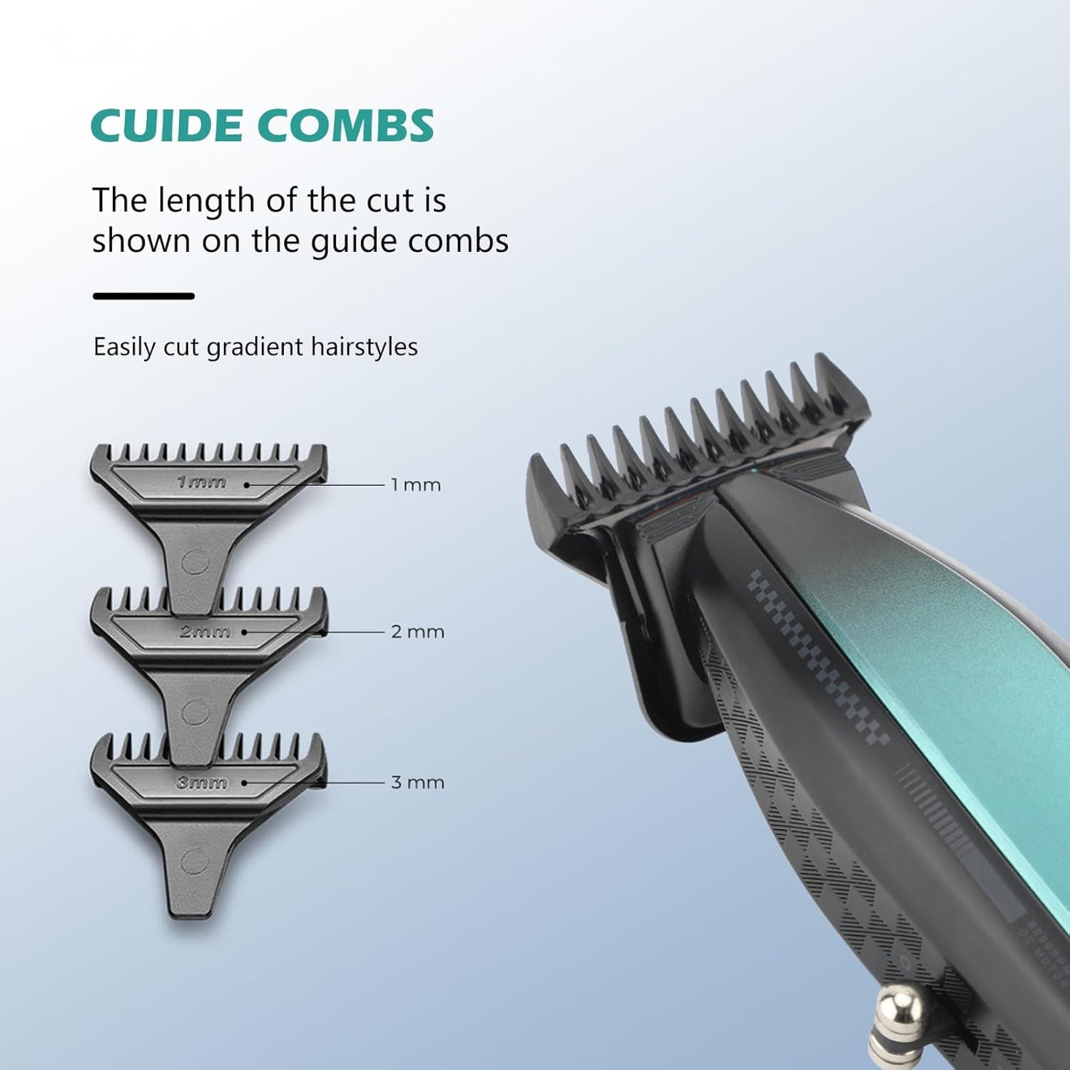 VGR V992 Cordless T-Blade Hair & Beard Trimmer 9000 RPM 240 Min view 3