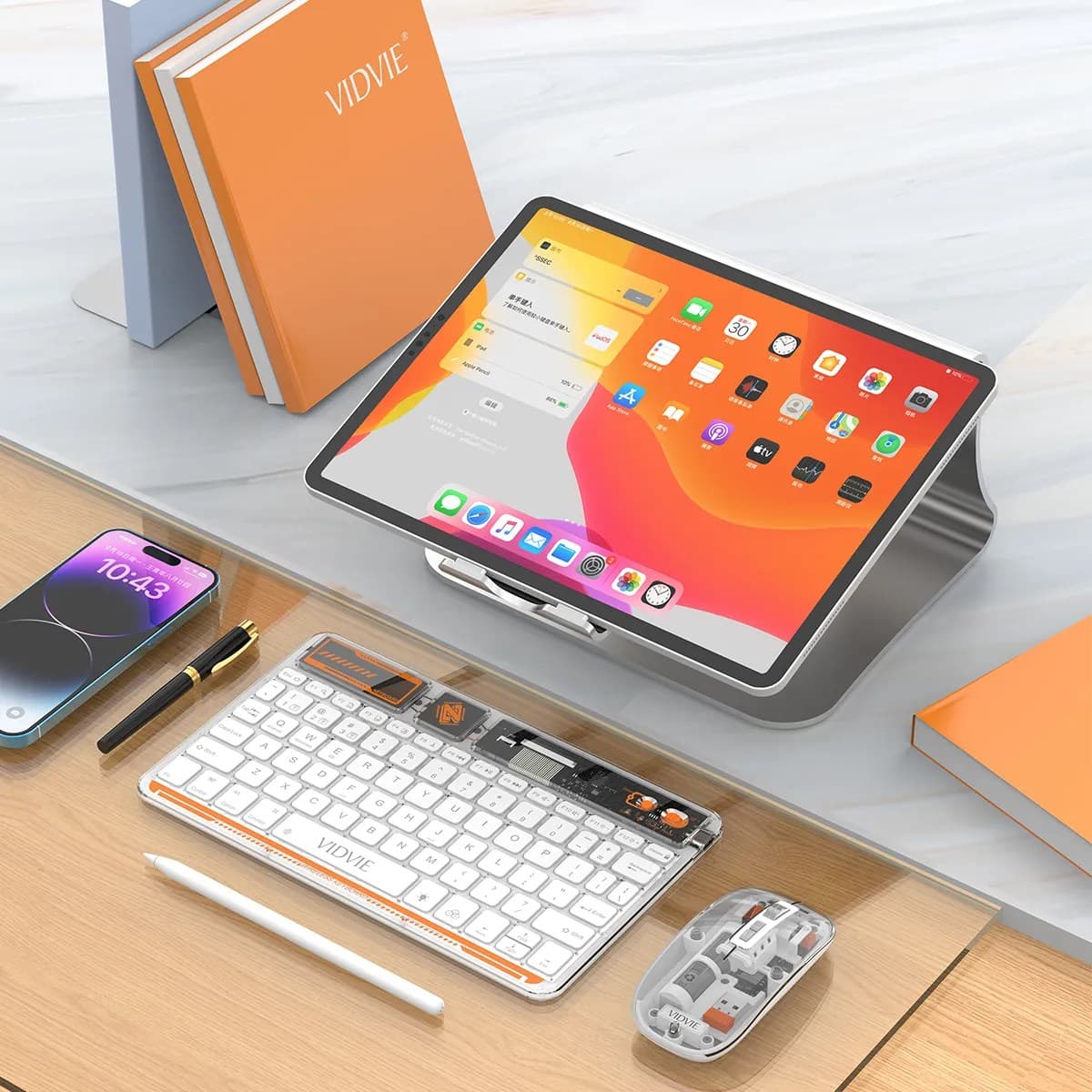 Vidvie KB05 Transparent Smart Wireless Keyboard view 2