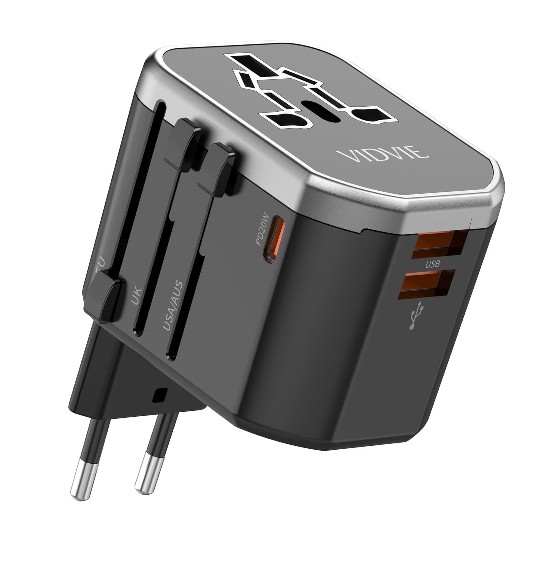 Vidvie TA4404 Universal Conversion Charger Travel Adapter view 1