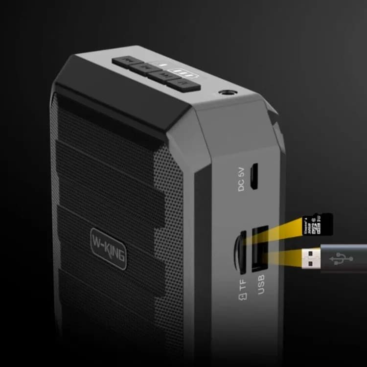 W-KING KS10 Plus Bluetooth Speaker With Wireless Microphone Voice Amplifier view 3