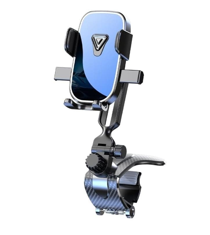 W42 Universal Dashboard Car Phone Holder Multi-Angle Car Adjustable Clamp Non-Slip Silicone Base view 4