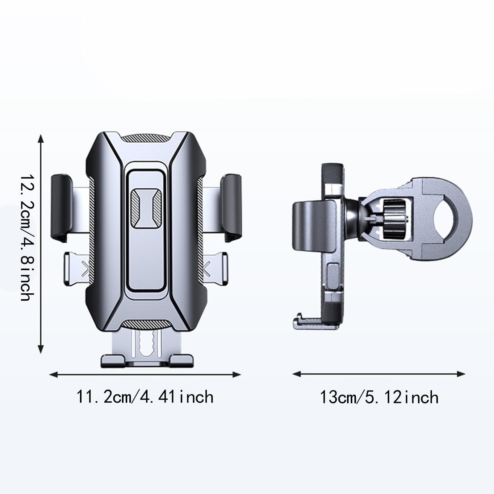 W50 360° Shockproof Motorcycle & Bike Phone Holder view 4