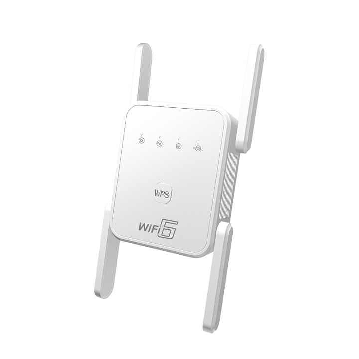 Wifi 6 AX1500 High Gain Quad Antennas Dual Band 2.4 5G Wifi Repeater Range Extender view 2