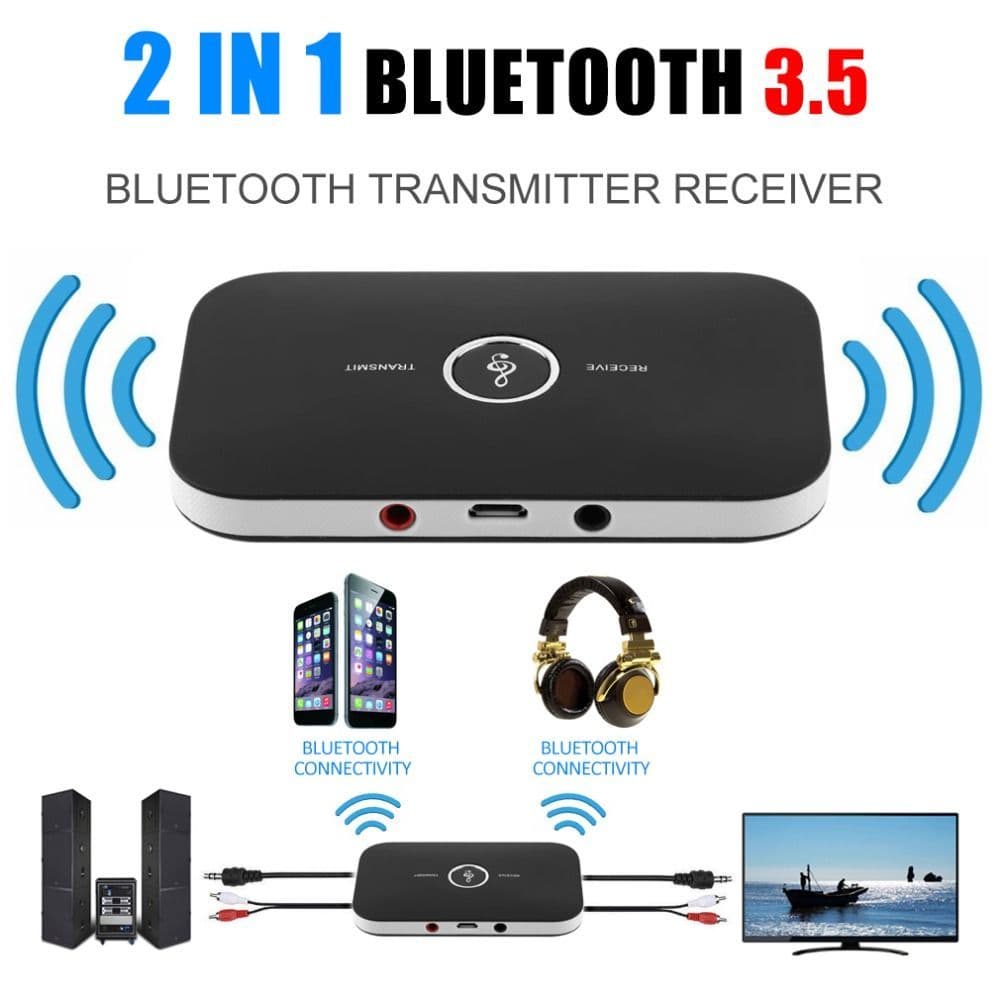 Wireless 2 in 1 Bluetooth 5.0 Audio Receiver & Transmitter view 1