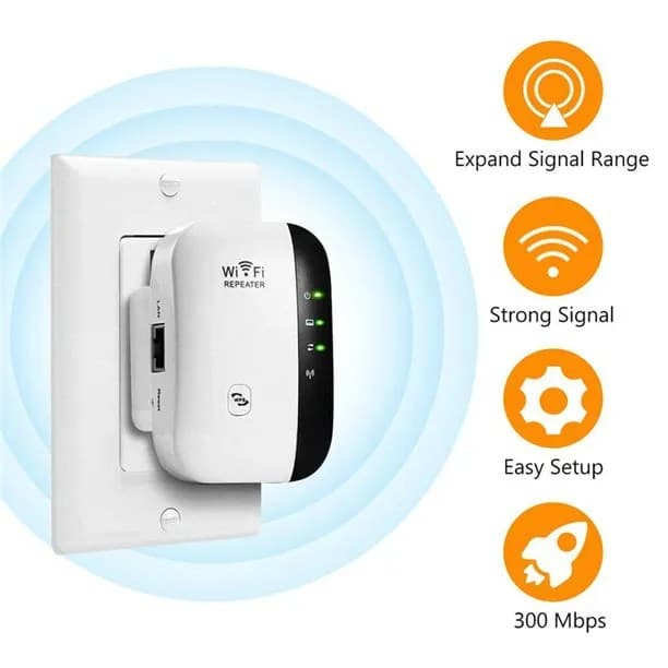 Wireless-N WiFi Repeater 802.11n/b/g Network Wi Fi Routers 300Mbps Range Expander view 2