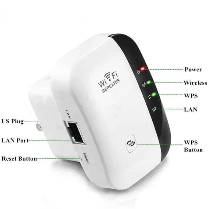 Wireless-N WiFi Repeater 802.11n/b/g Network Wi Fi Routers 300Mbps Range Expander view 3